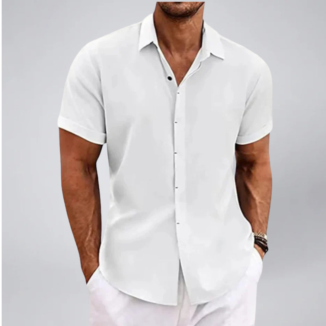 Men's Linen Shirt – Short Sleeve