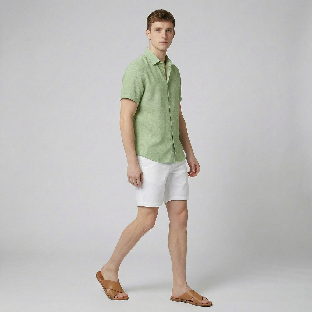 Men's Linen Shirt – Short Sleeve