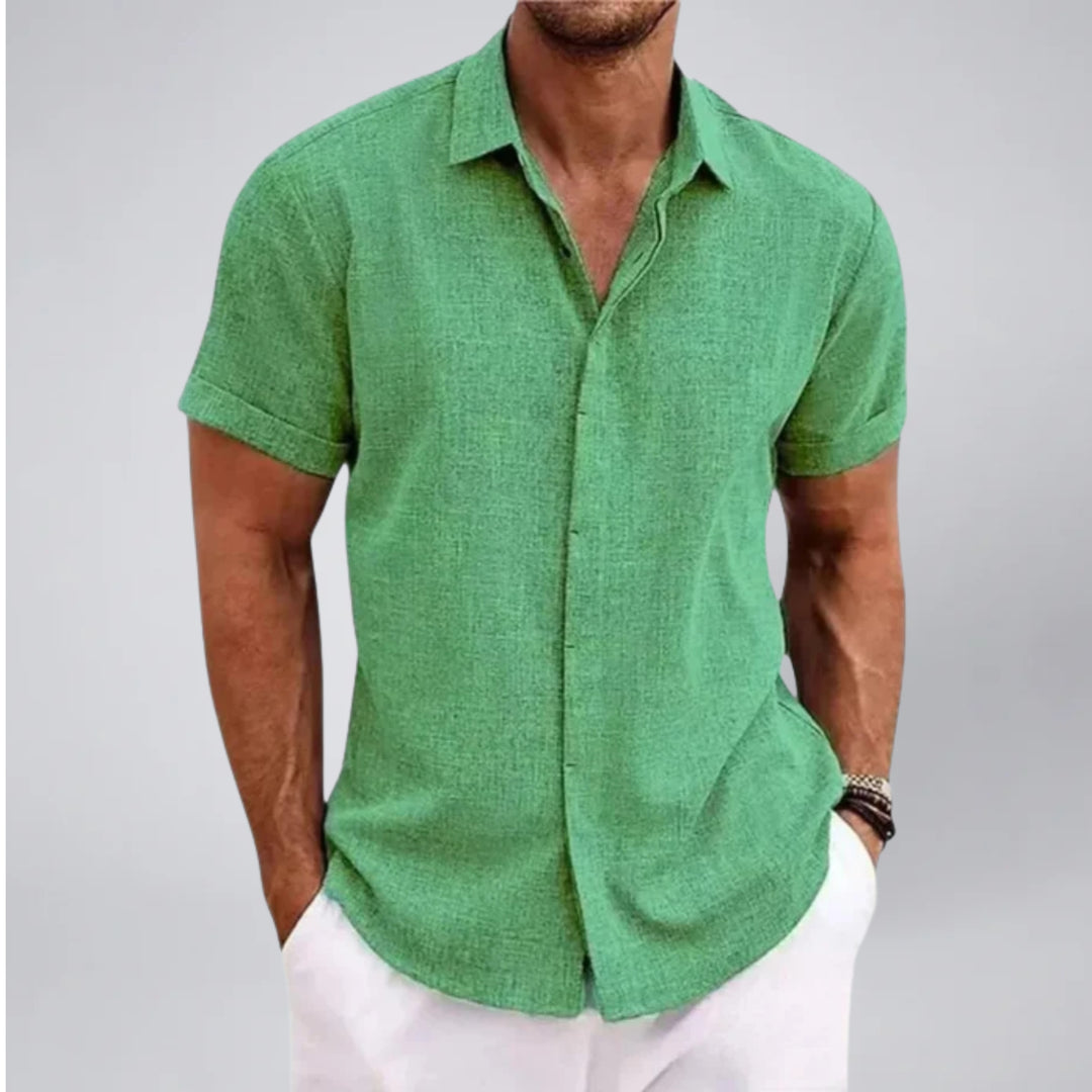 Men's Linen Shirt – Short Sleeve
