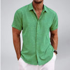 Men's Linen Shirt – Short Sleeve