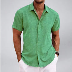 Men's Linen Shirt – Short Sleeve