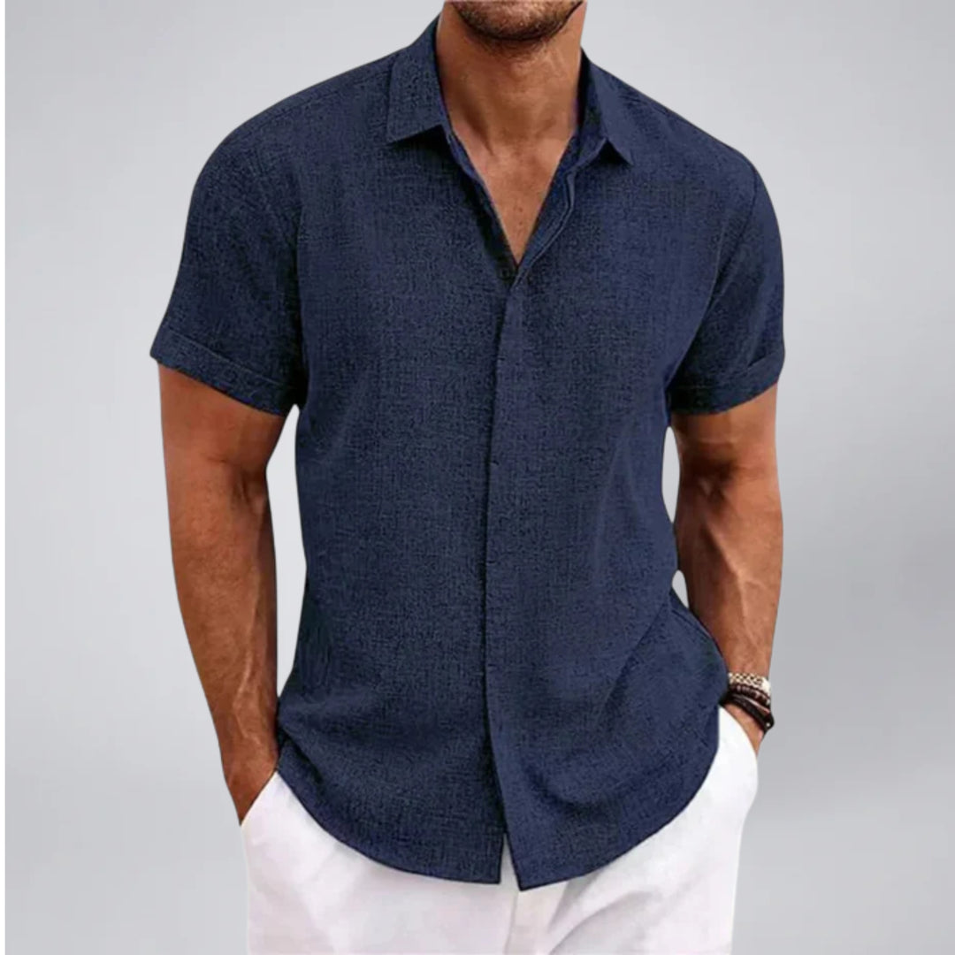 Men's Linen Shirt – Short Sleeve