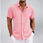 Men's Linen Shirt – Short Sleeve