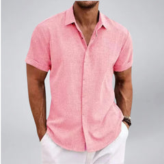 Men's Linen Shirt – Short Sleeve