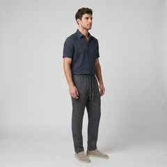 Men's Linen Pants – Slim Drawstring