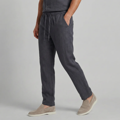 Men's Linen Pants – Slim Drawstring