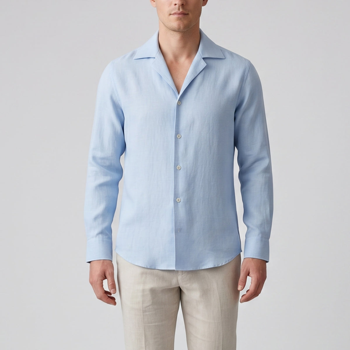 Men's Linen Shirt – Slim Fit