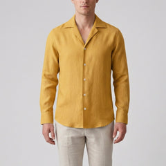 Men's Linen Shirt – Slim Fit