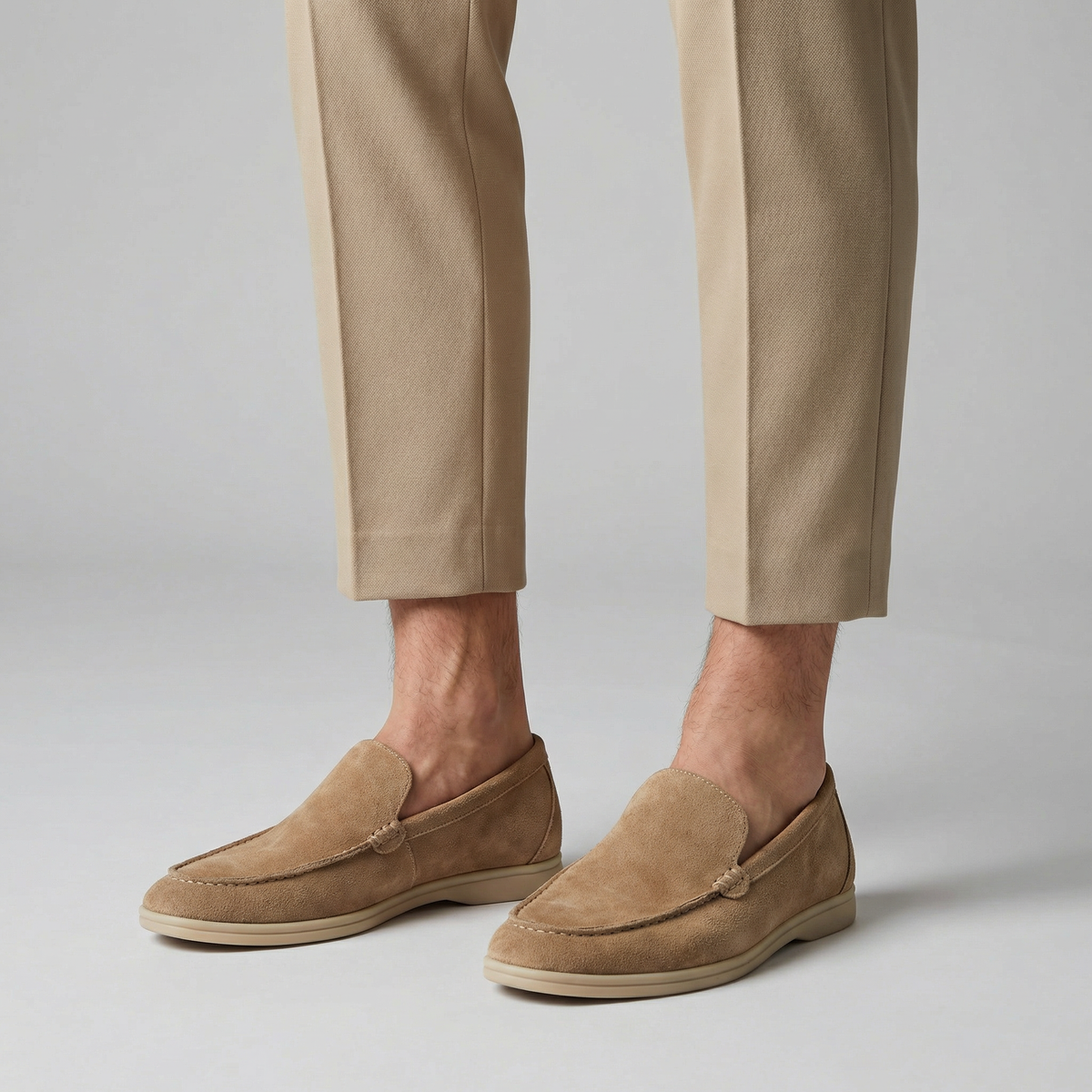 Men's Penny Loafers – Slip-On Suede