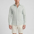 Men's Linen Shirt – Striped Resort