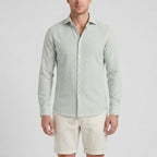 Men's Linen Shirt – Striped Resort