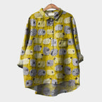 Women’s Floral Print Blouse - Relaxed FIt