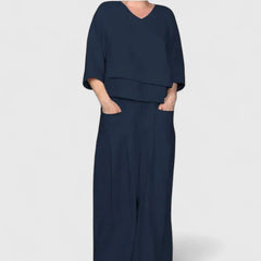 Zaryphina | Women’s Comfortable Two-Piece Set with Relaxed Fit