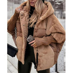 Women’s Elegant Jacket with Plush Trim