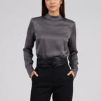 Women's Leather Belt – Croc Texture