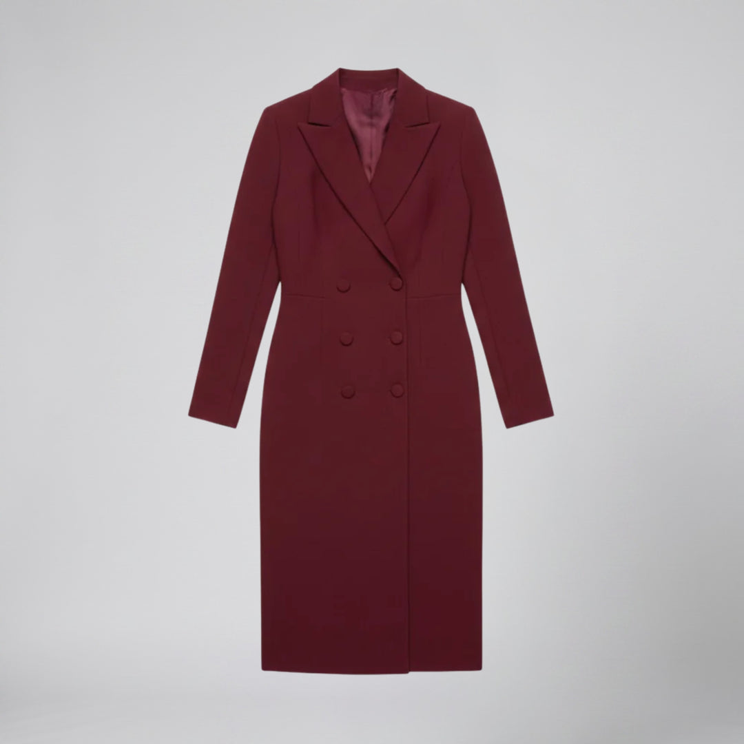 Women's Double-Breasted Blazer Dress – Notch Lapel