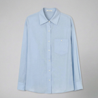 Women's Long-Sleeve Cotton Top – Button Down