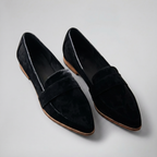 Women's Loafers – Pointed-Toe Suede