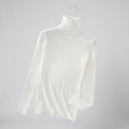 Women's Cashmere Turtleneck Sweater – Ribbed